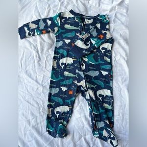 Carters Blue Baby Boy Footie Pajamas 6m